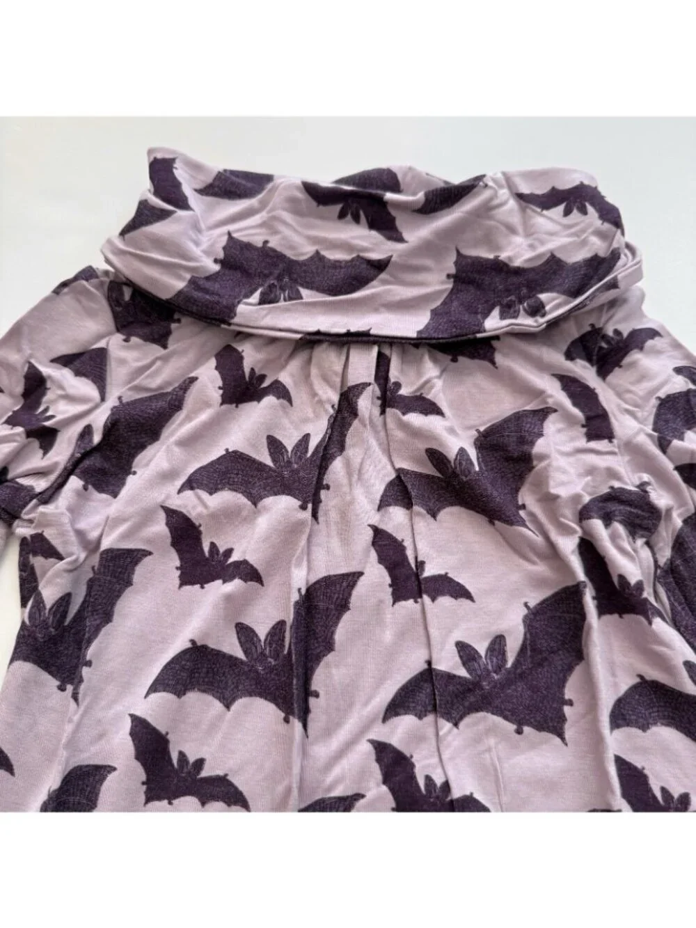 Kate Quinn Organics girl purple bat dress 18-24 months
